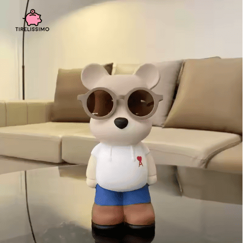Tirelire Ours Lunettes