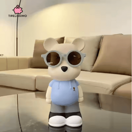 Tirelire Ours Lunettes