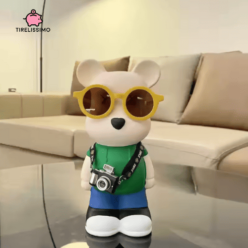 Tirelire Ours Lunettes