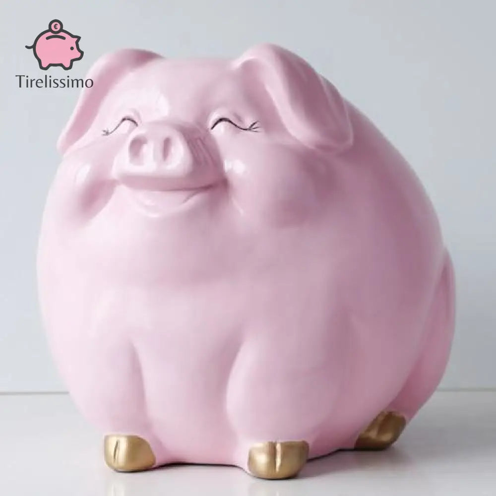 Grosse Tirelire Cochon Rose