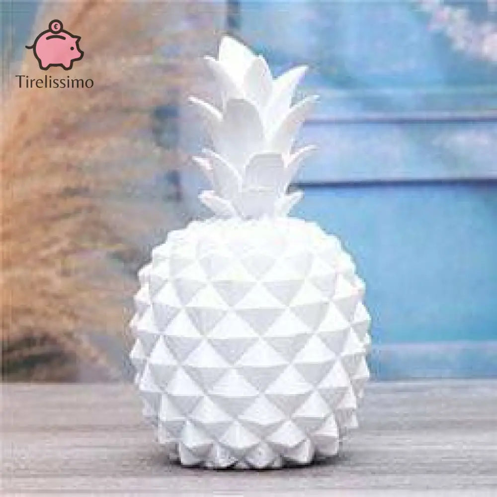 Tirelire Ananas Blanc