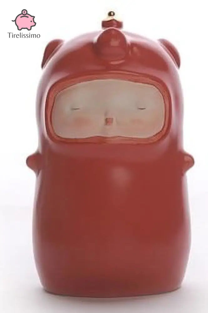 Tirelire Cadeau Naissance Rouge
