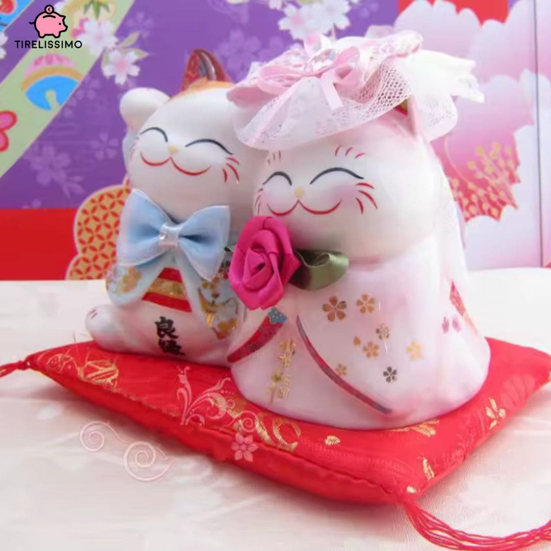 Tirelire Chat Mariage