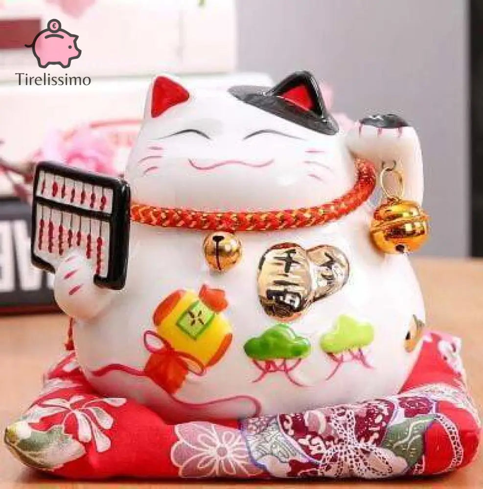 Tirelire Chat Porte Bonheur Chinois 4