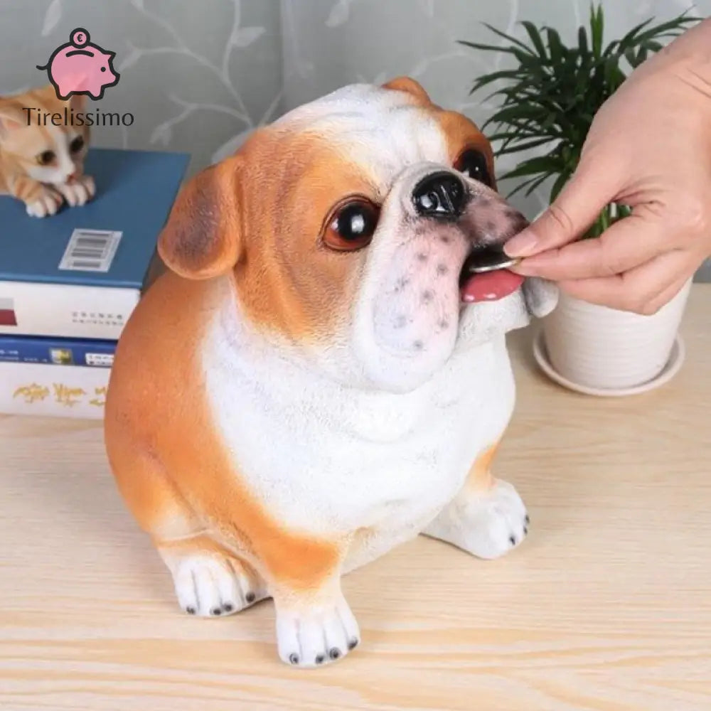 Tirelire Chien Bouledogue