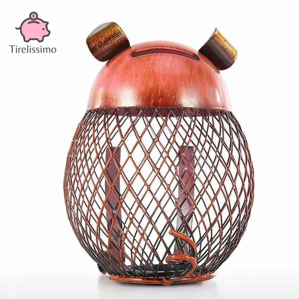 Tirelire Cochon Fonte