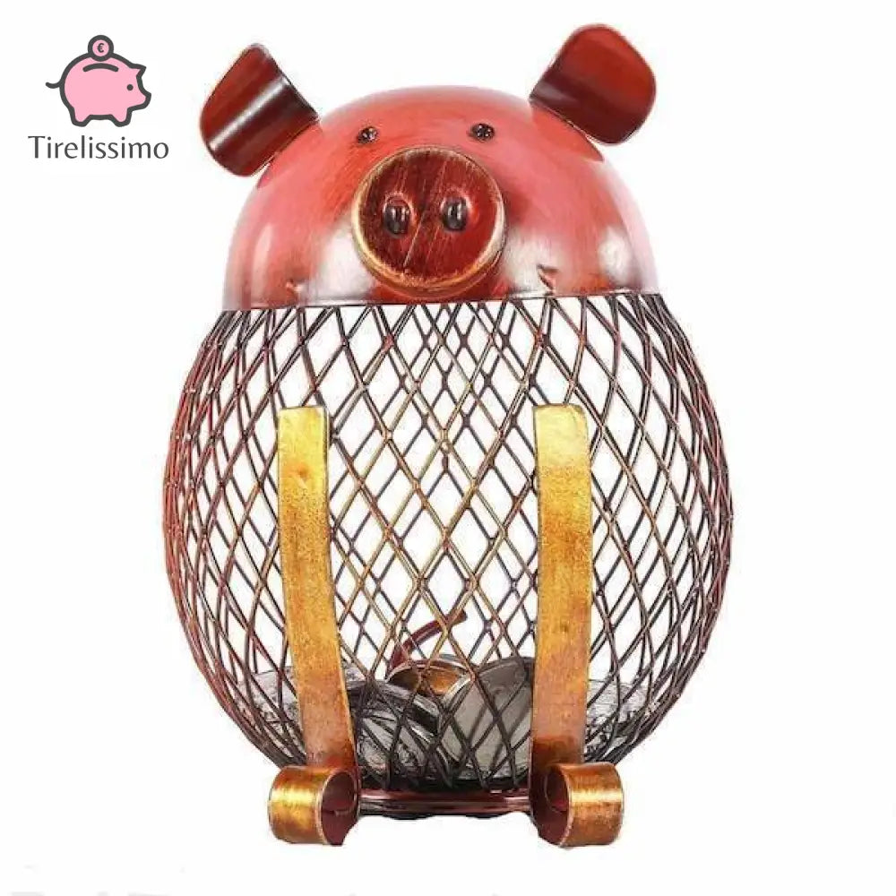 Tirelire Cochon Fonte
