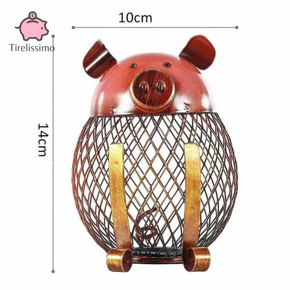 Tirelire Cochon Fonte