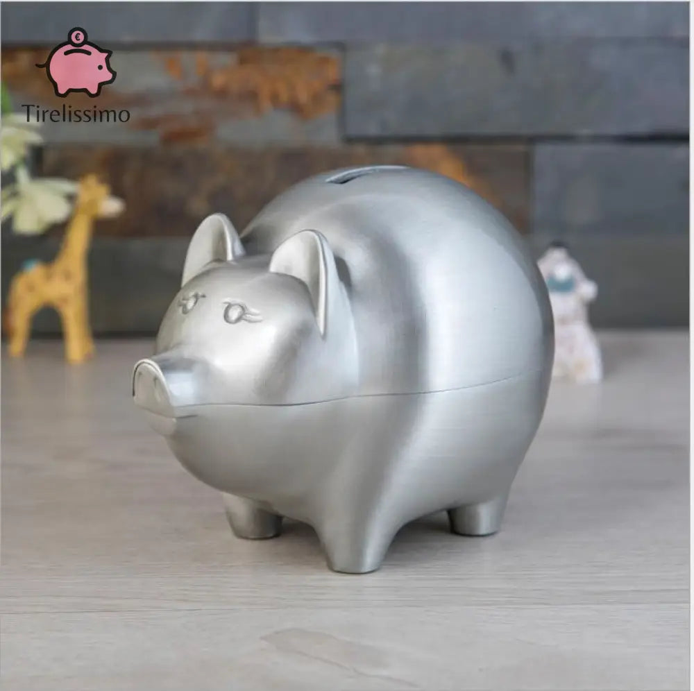 Tirelire Cochon Métal