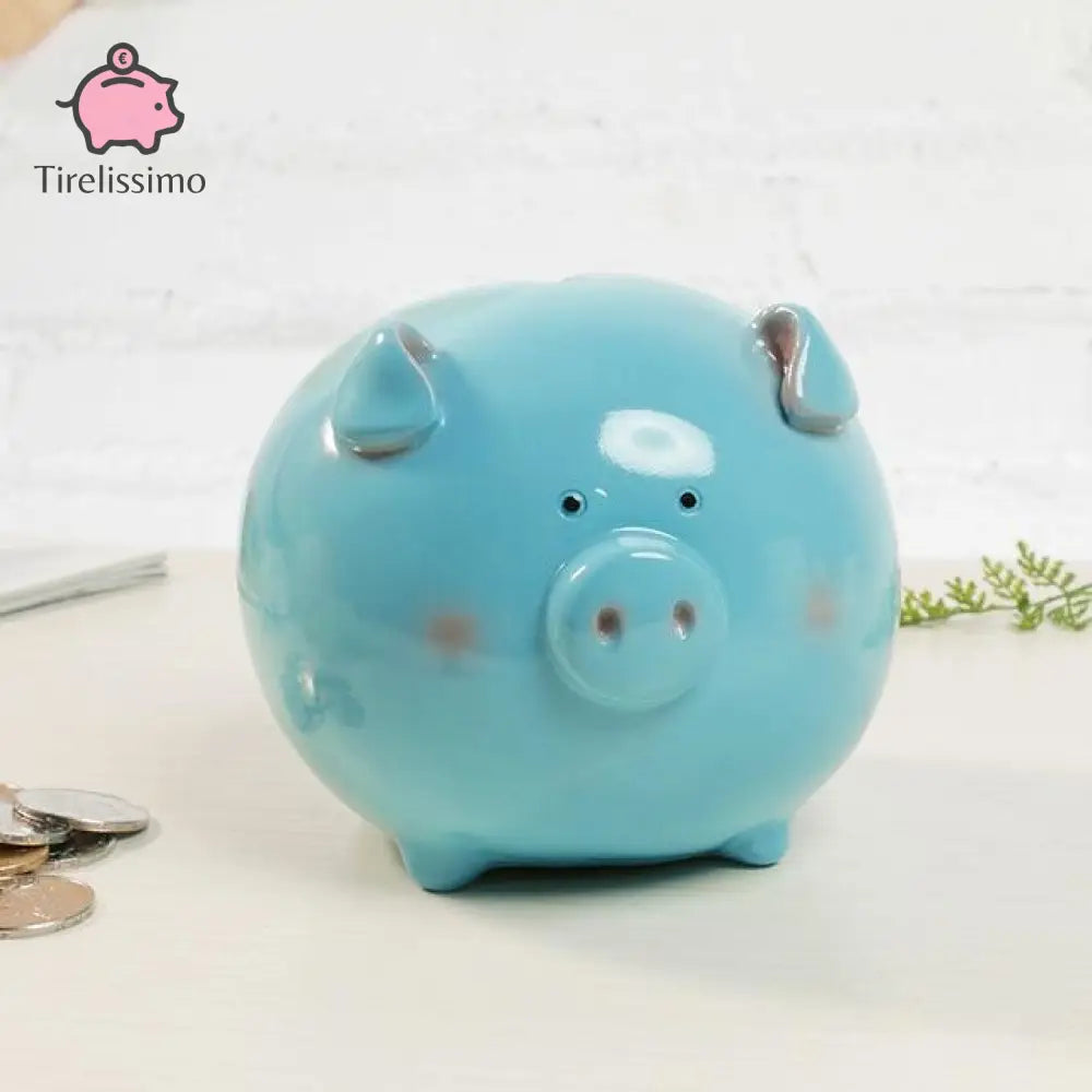 Tirelire Cochon Rose Vert