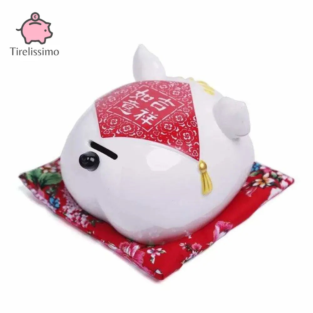 Tirelire Cochon Rouge