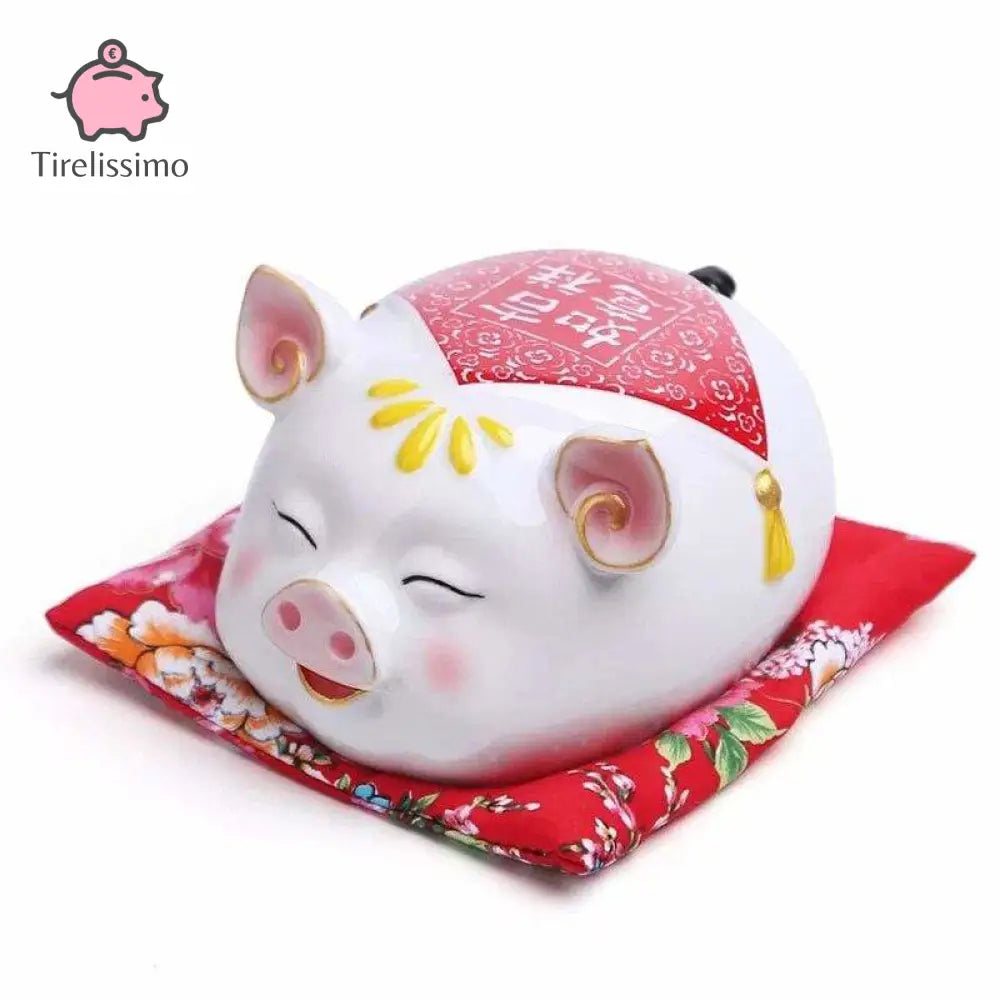 Tirelire Cochon Rouge