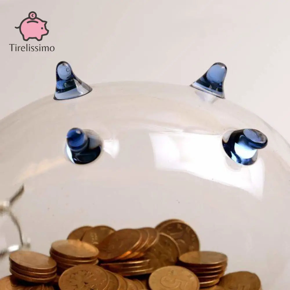 Tirelire Cochon Transparente