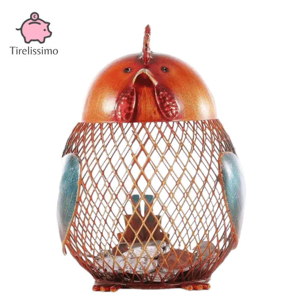 Tirelire<br/> Coq Metal - Tirelissimo