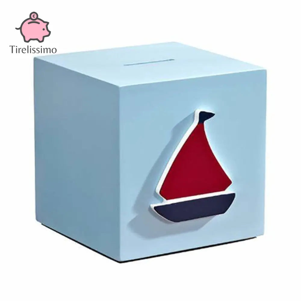 Tirelire Cube Bateau