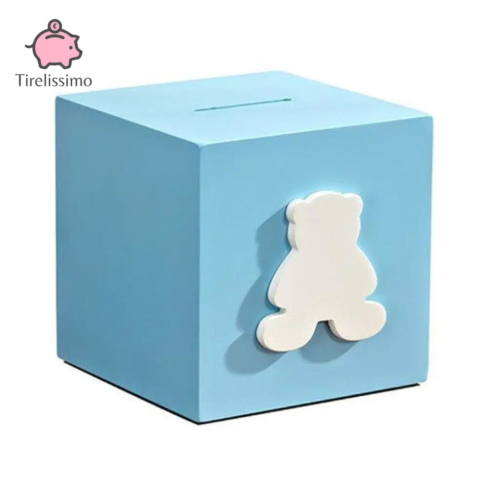 Tirelire Cube Ourson