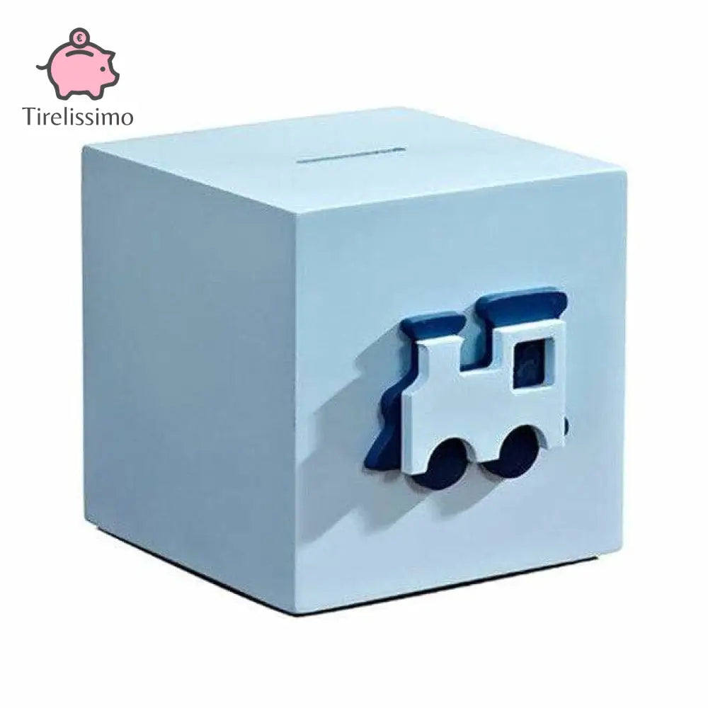 Tirelire Cube Train