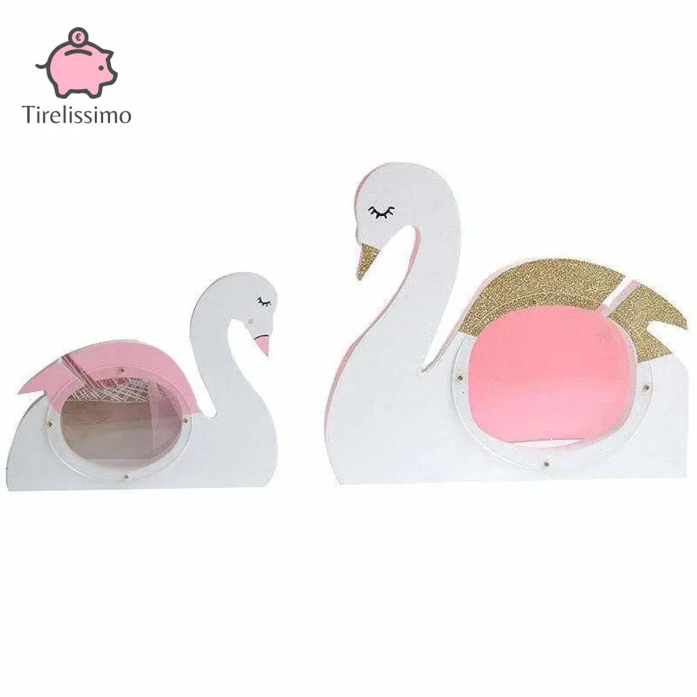 Tirelire Cygne Bois - Tirelissimo