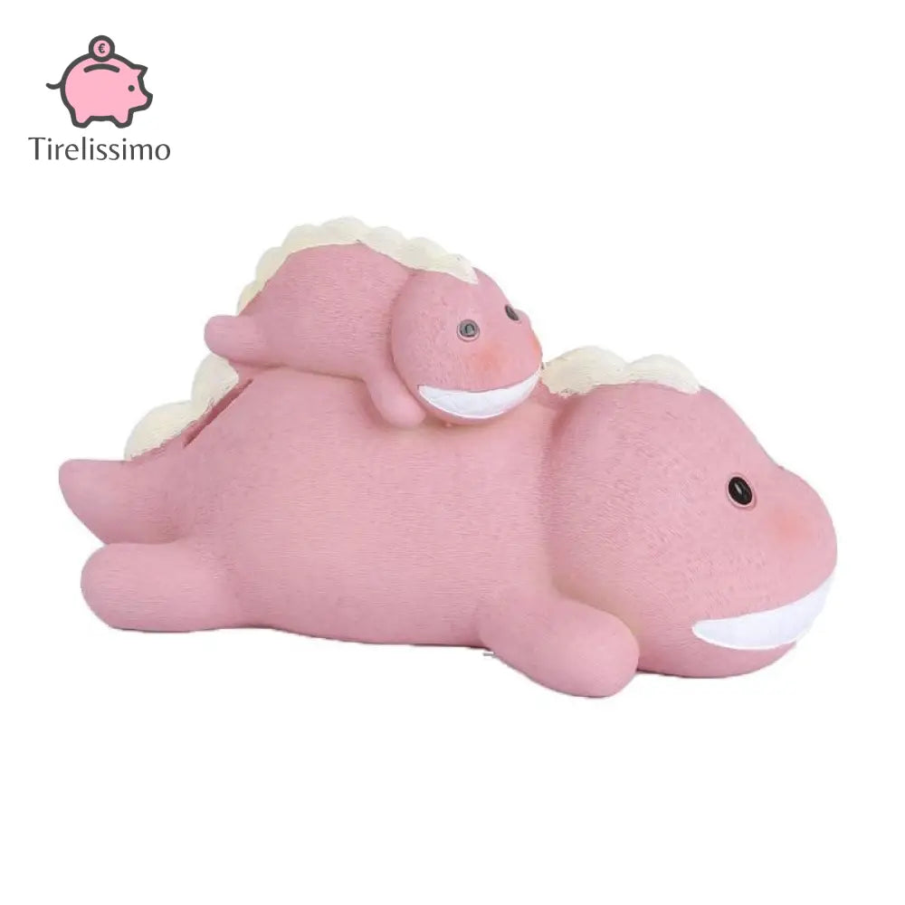 Tirelire Dinosaure Rose