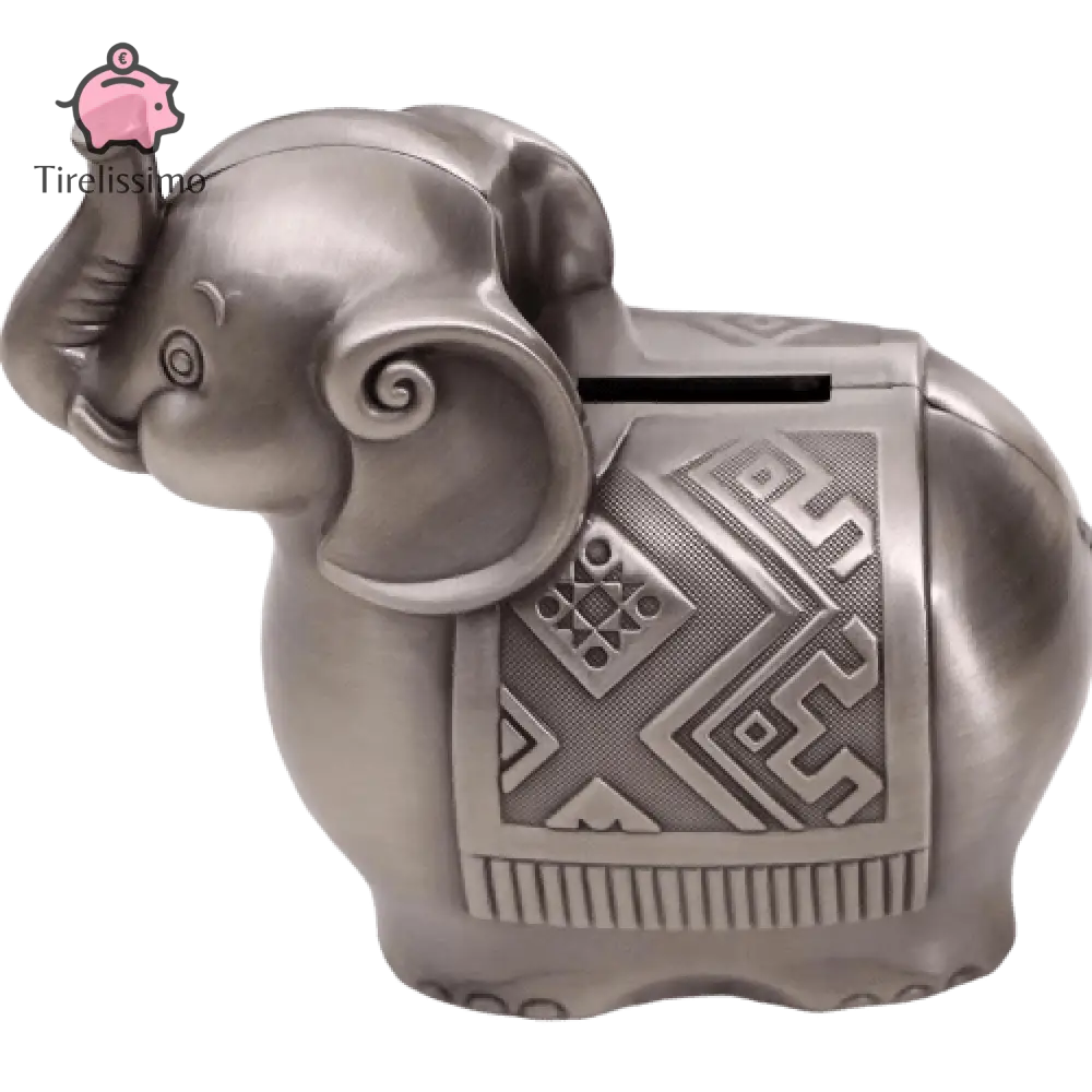 Tirelire Éléphant Argent