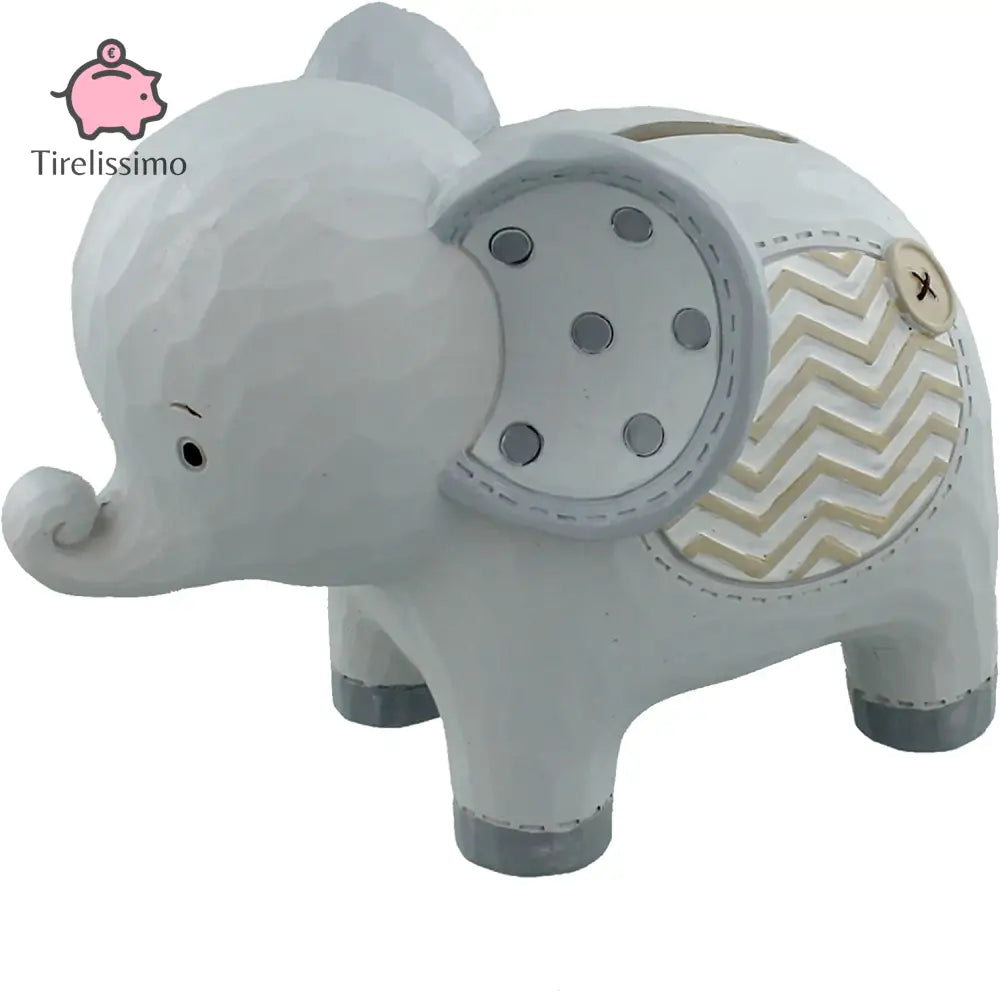 Tirelire Éléphant Gris