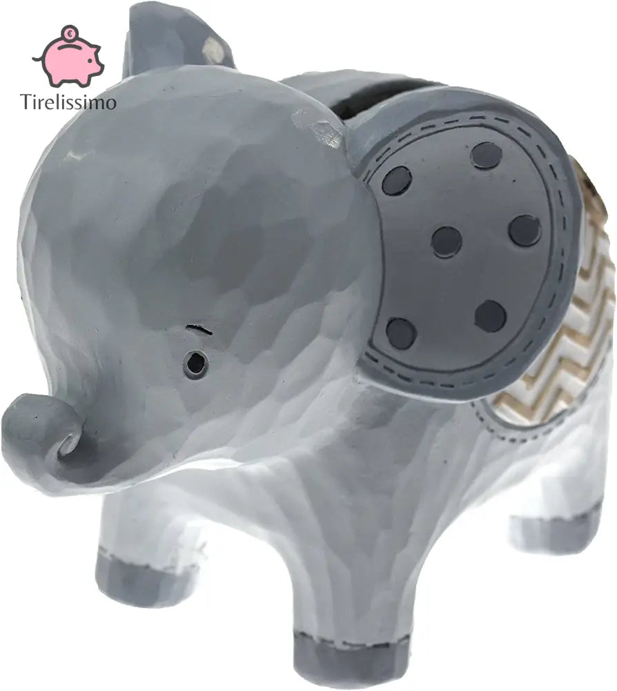Tirelire Éléphant Gris