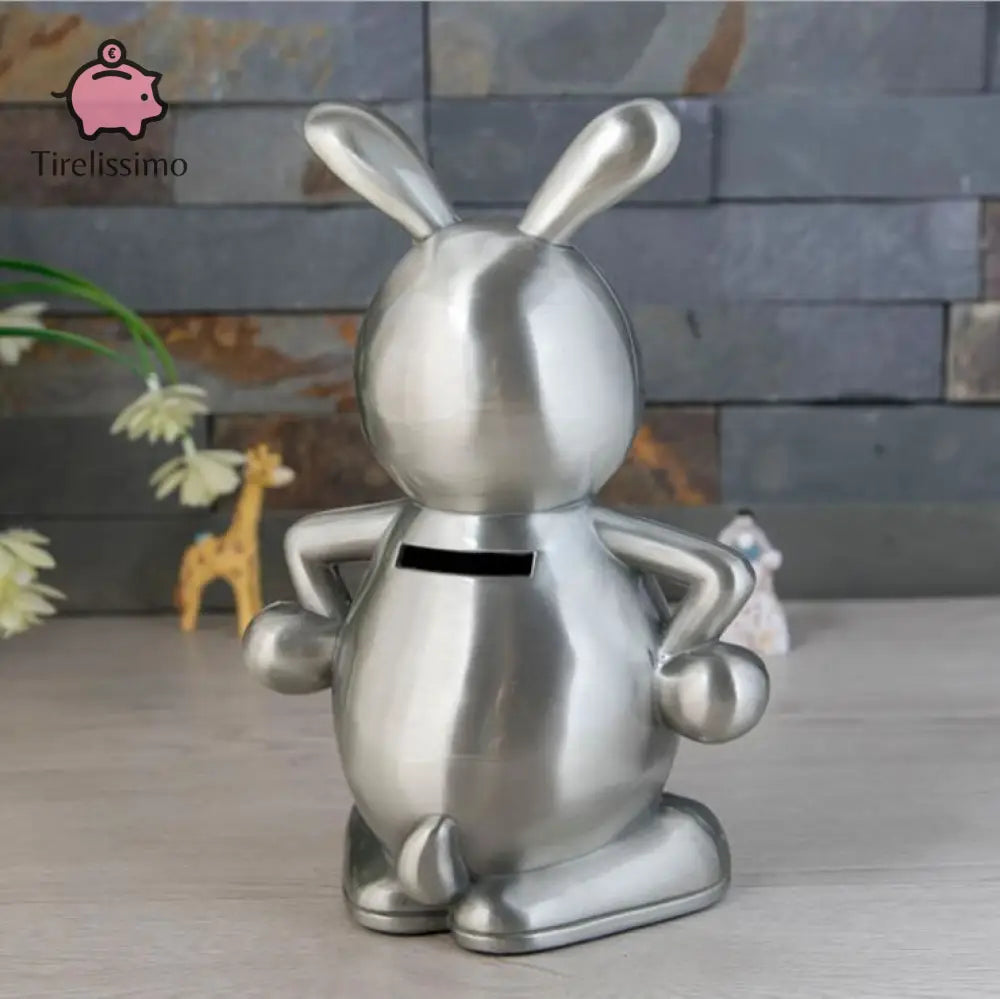 Tirelire En Argent Lapin