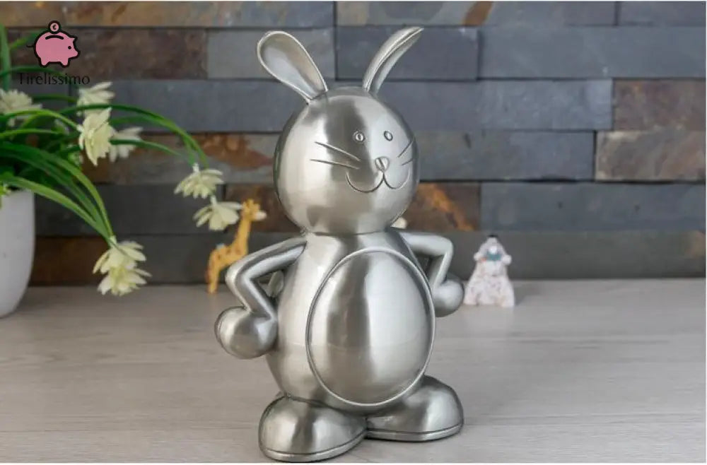 Tirelire En Argent Lapin