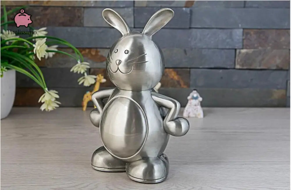Tirelire En Argent Lapin