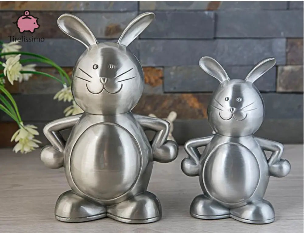 Tirelire En Argent Lapin