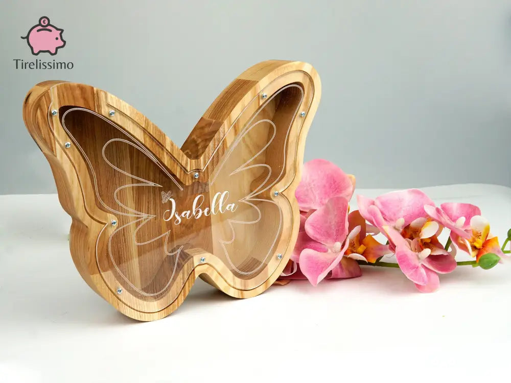 Tirelire en Bois avec Prénom – Tirelissimo