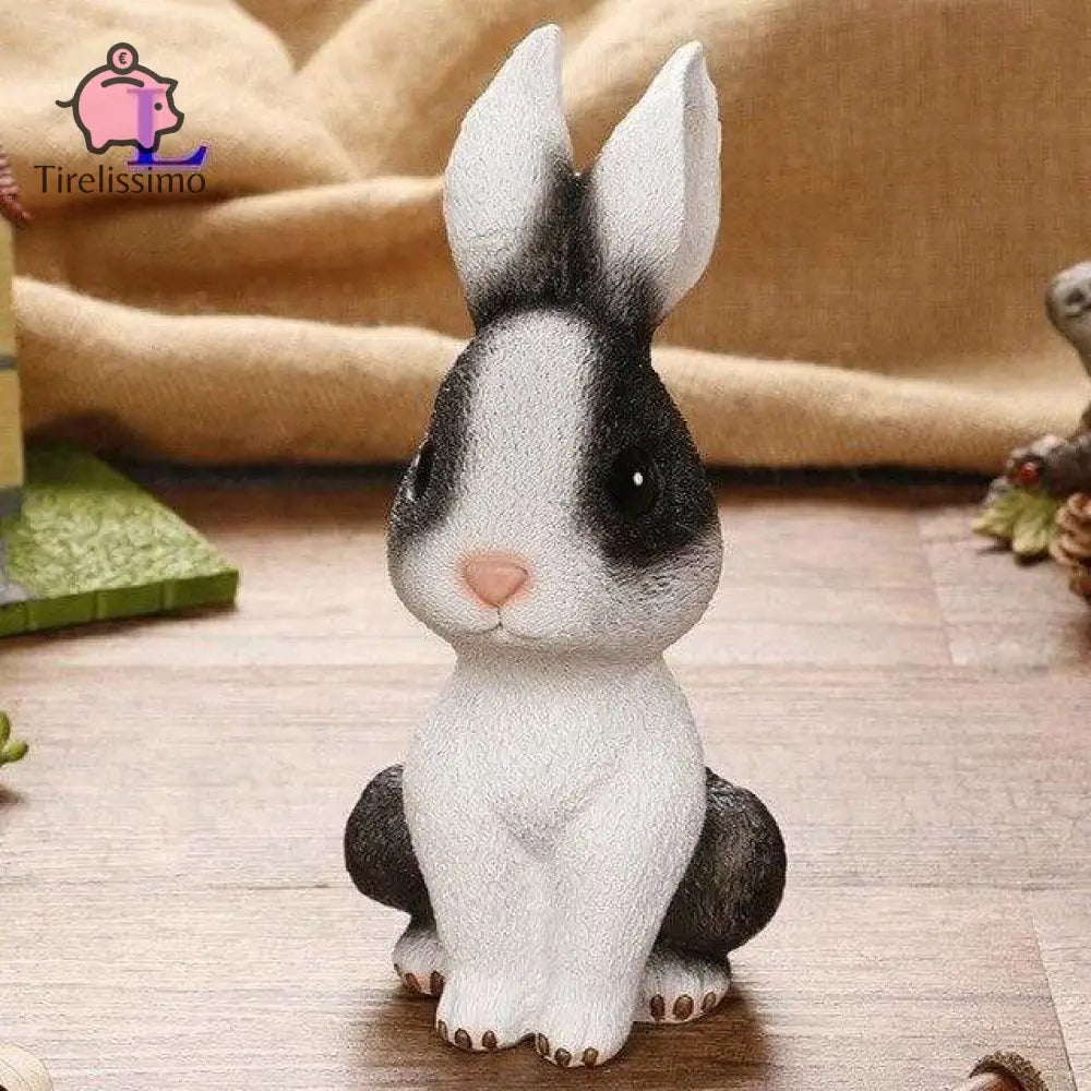 Tirelire En Forme De Lapin L / Noir