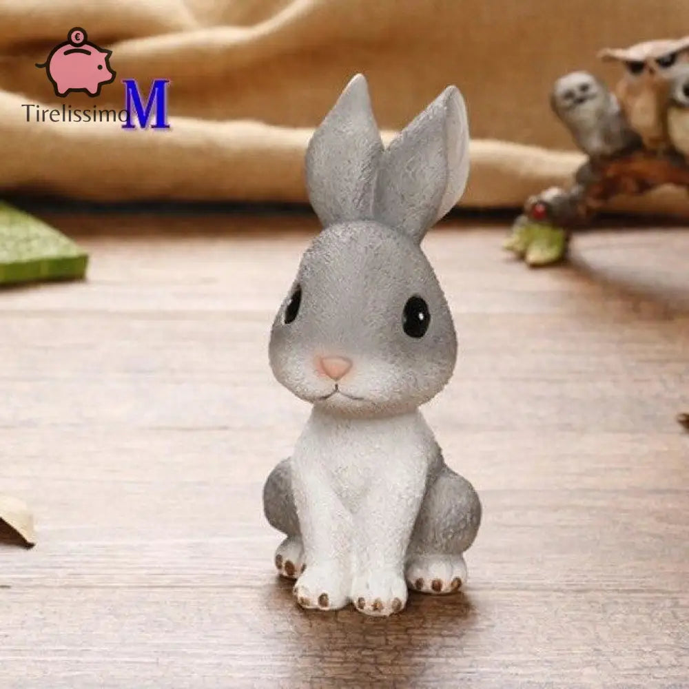 Tirelire En Forme De Lapin M / Blanc