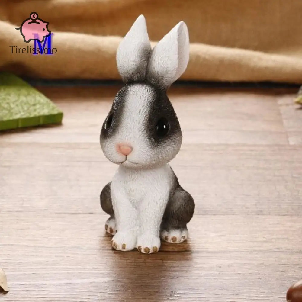 Tirelire En Forme De Lapin M / Noir
