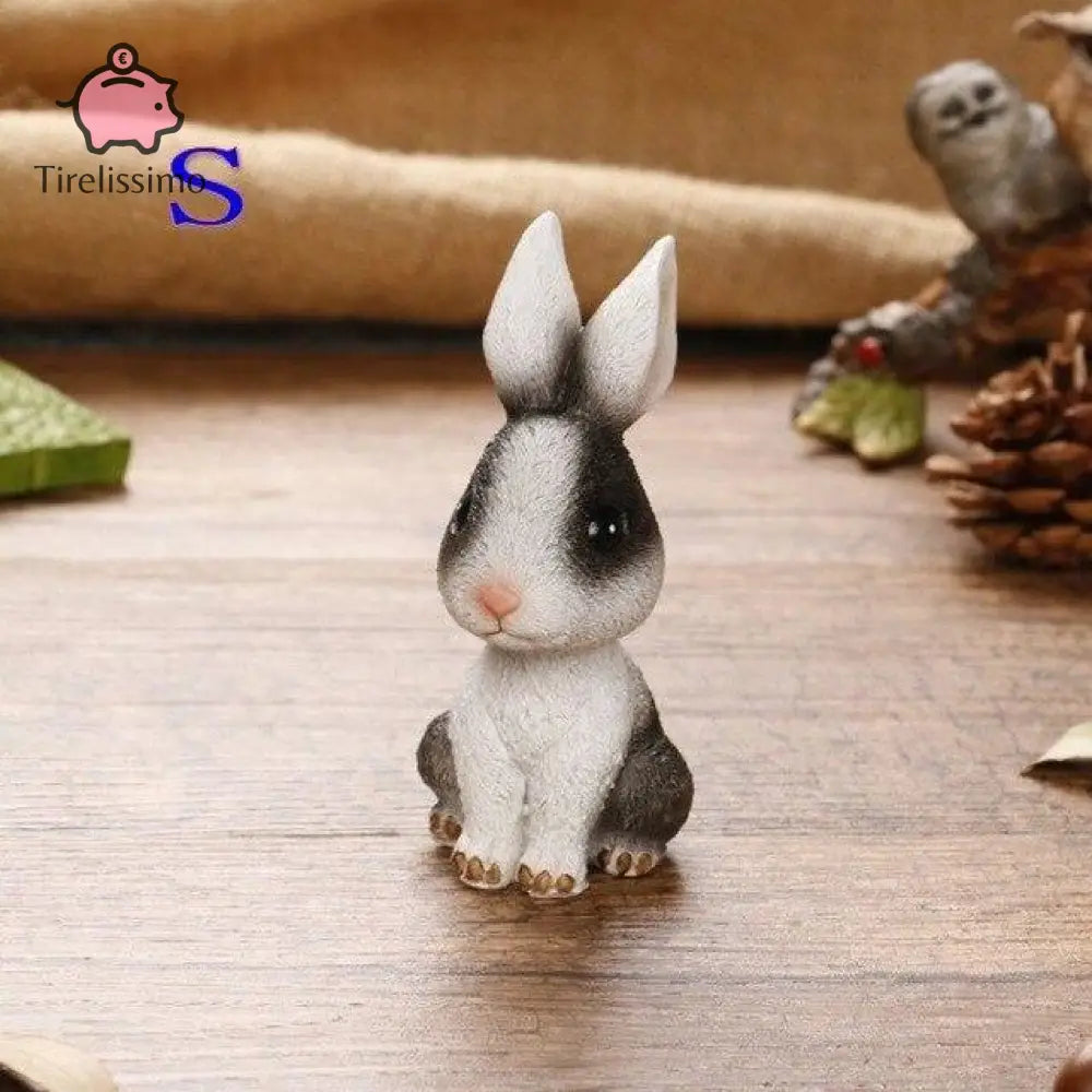 Tirelire En Forme De Lapin S / Noir