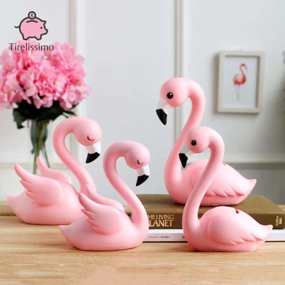 Tirelire Flamant Rose