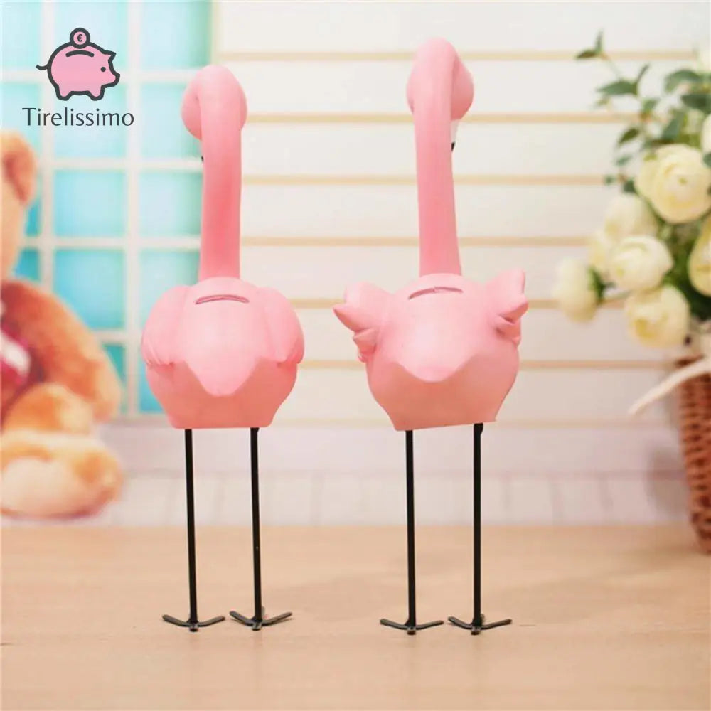 Tirelire Flamant Rose