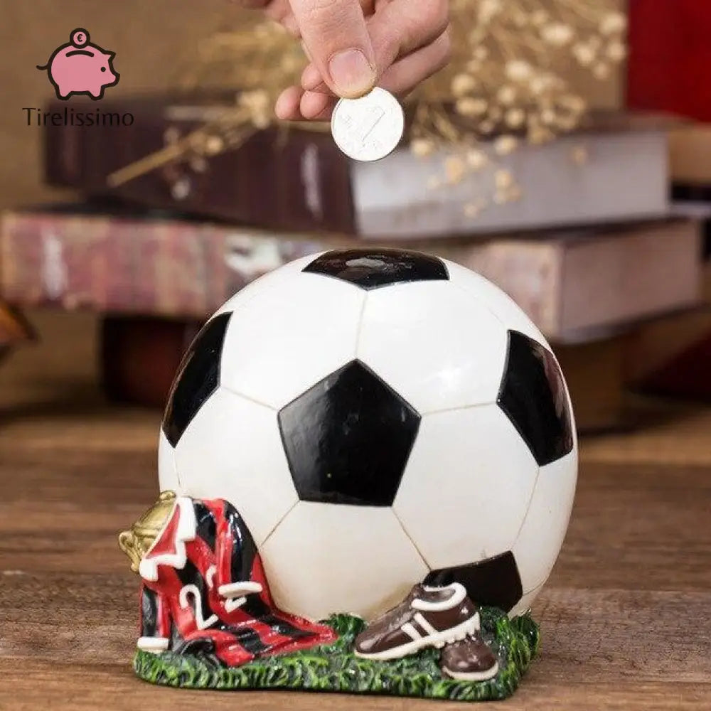 Tirelire Footballeur Ballon