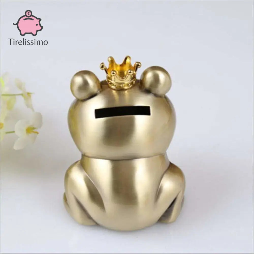 Tirelire Grenouille Couronne