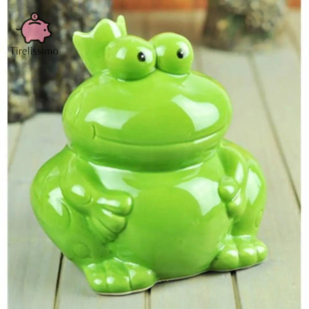 Tirelire Grenouille Verte