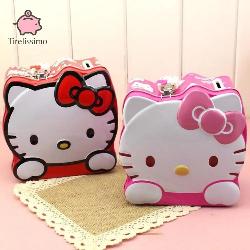 Tirelire Hello Kitty Métal