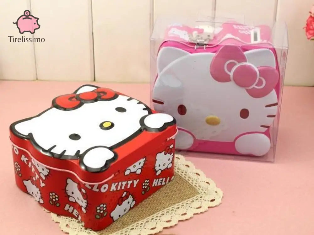 Tirelire Hello Kitty Métal