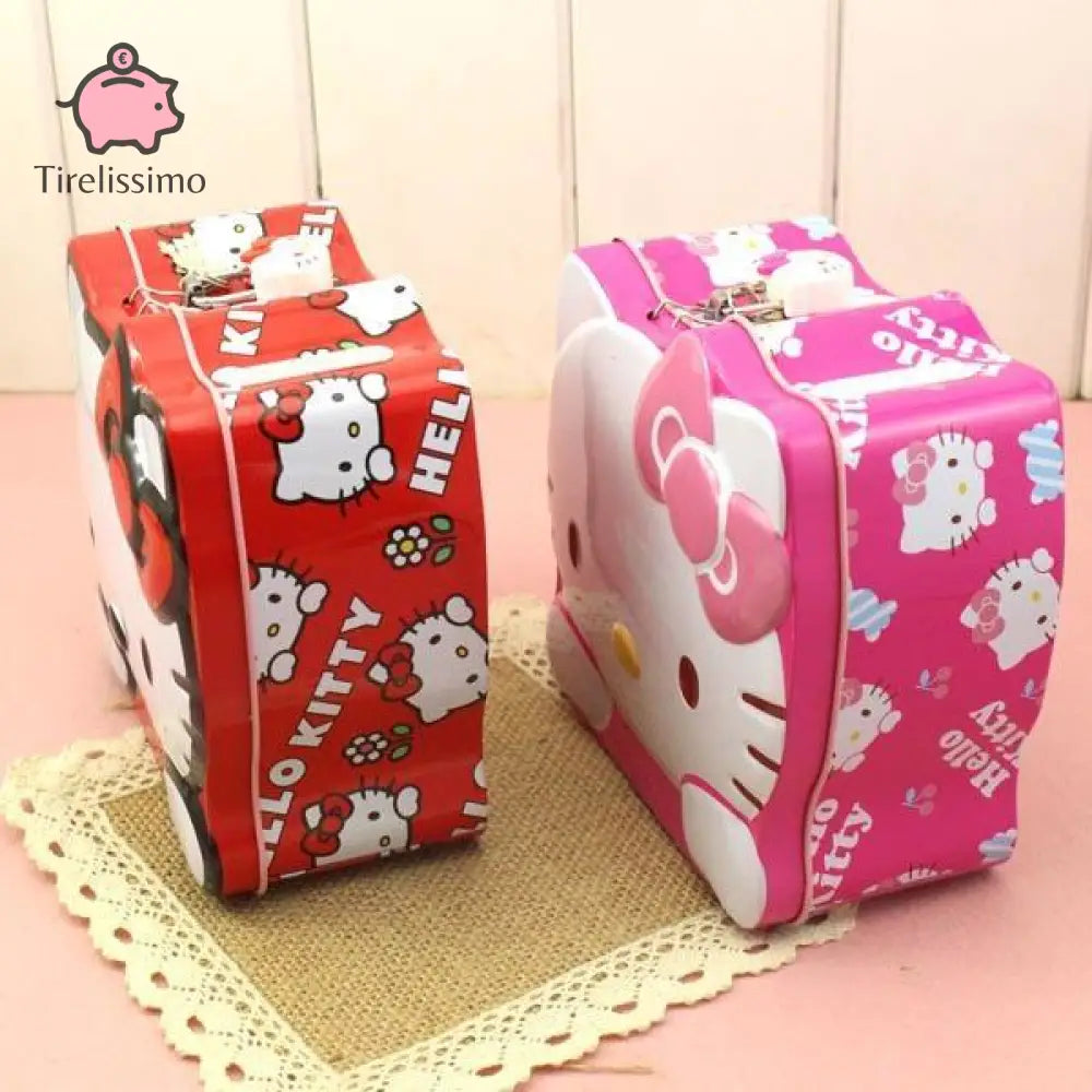 Tirelire Hello Kitty Métal