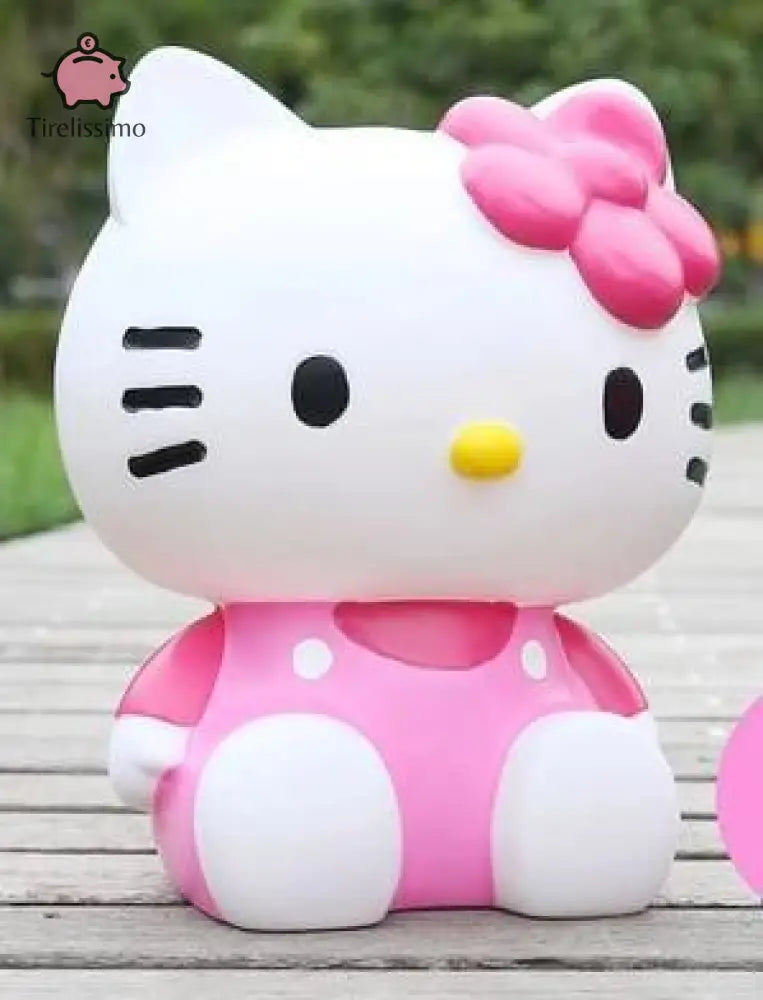 Tirelire Hello Kitty Salopette Rose