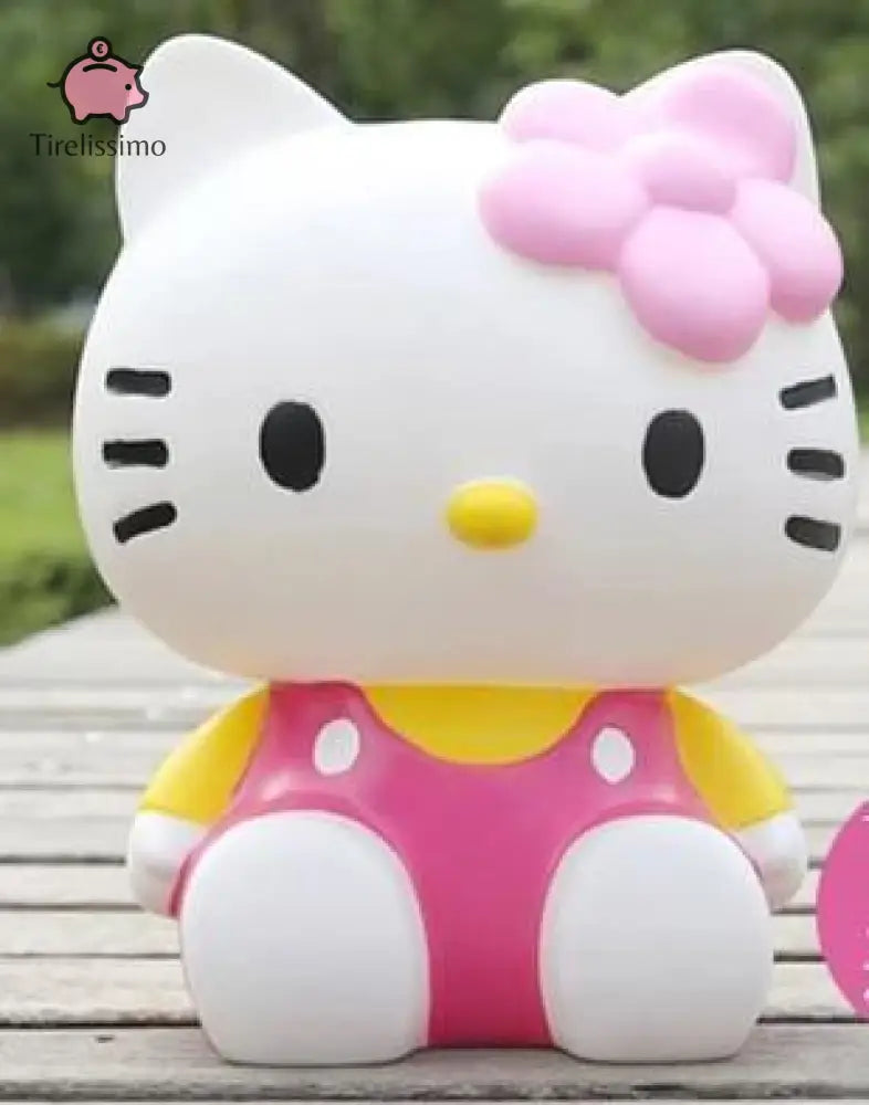Tirelire Hello Kitty Salopette Rouge
