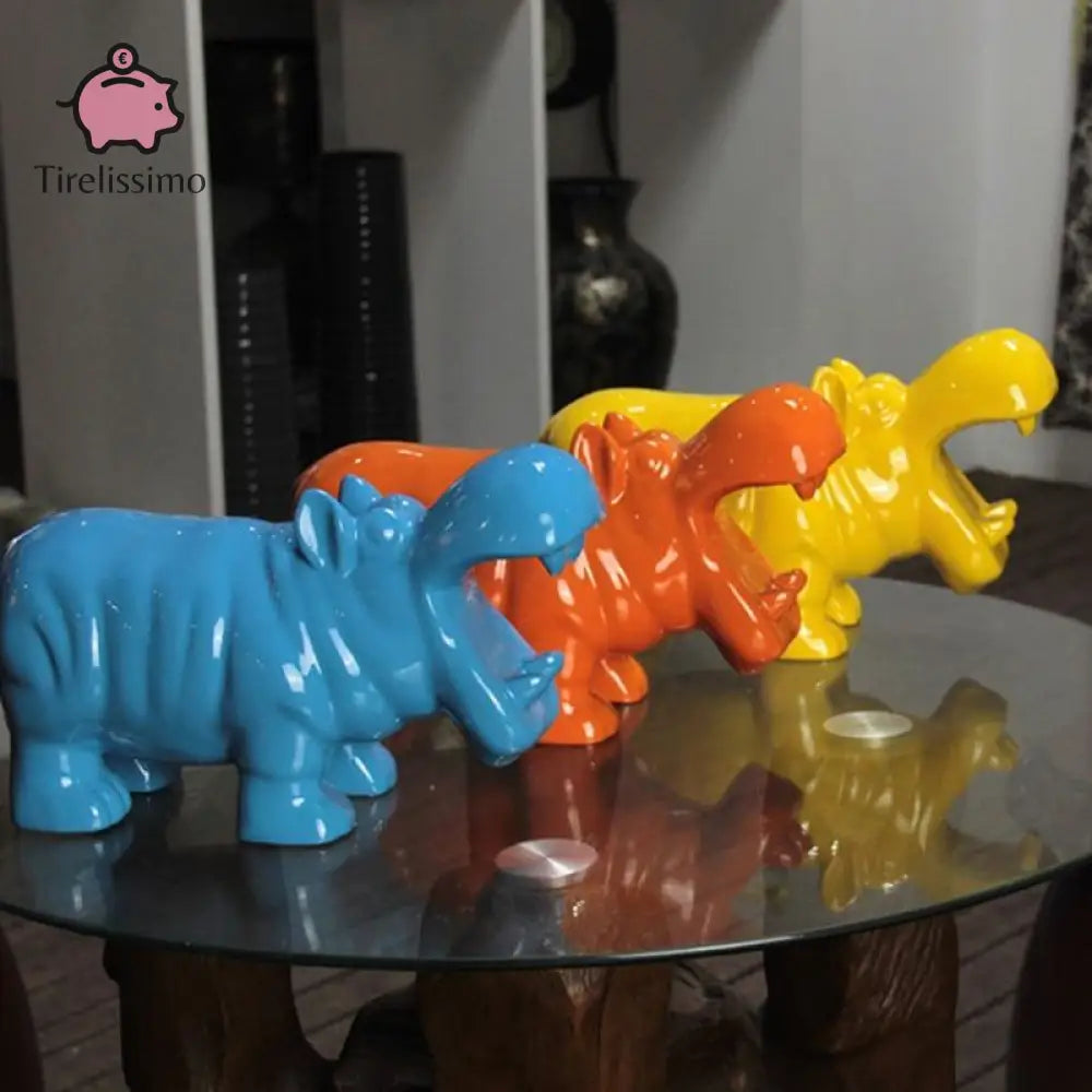 Tirelire Hippopotame Énervé