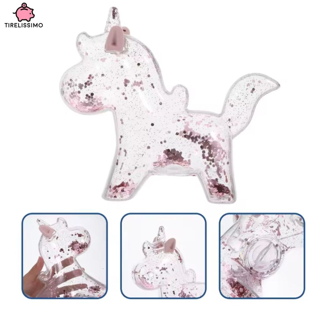 Tirelire Licorne à Paillettes