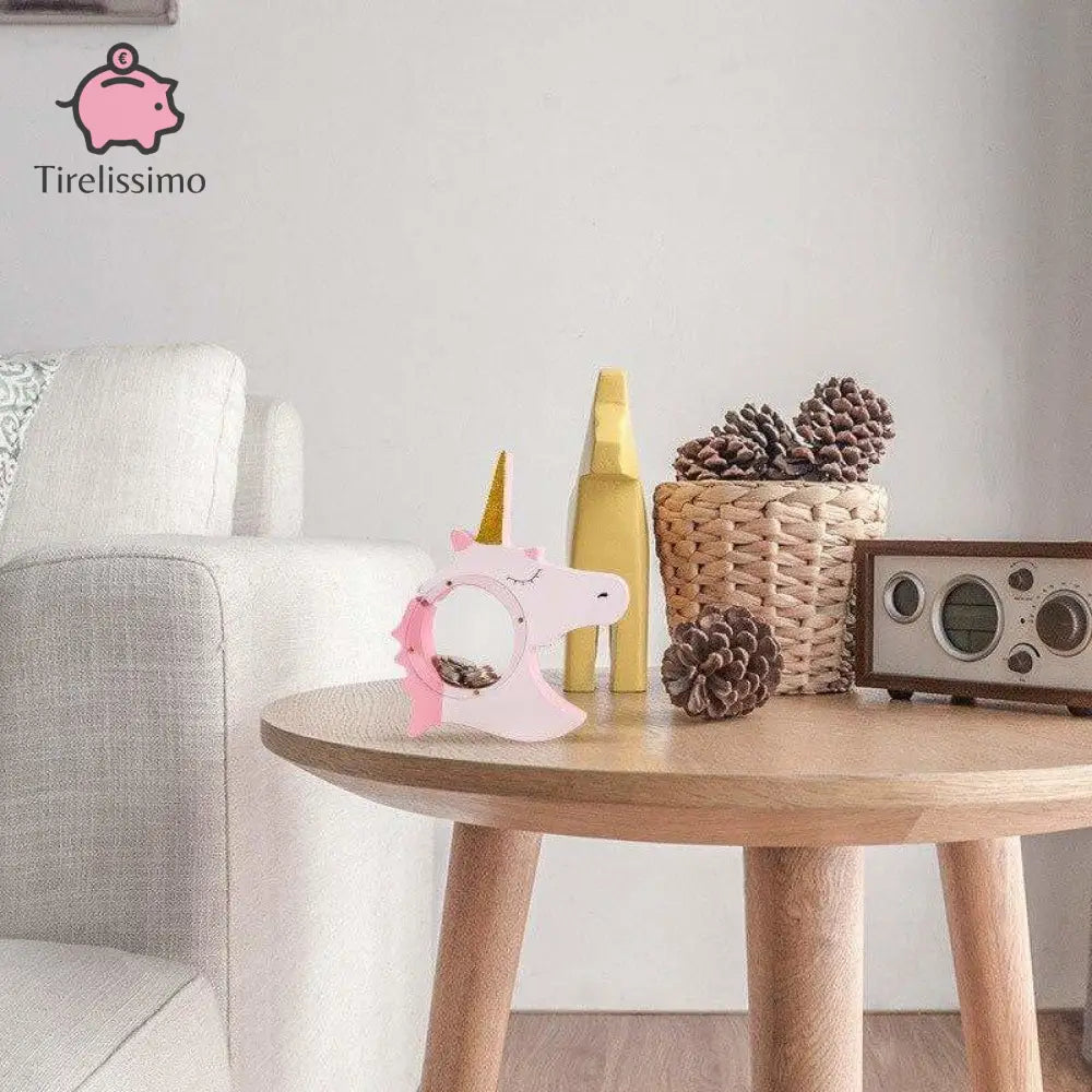 Tirelire Licorne En Bois