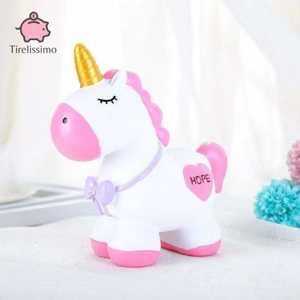 Tirelire Licorne Plastique