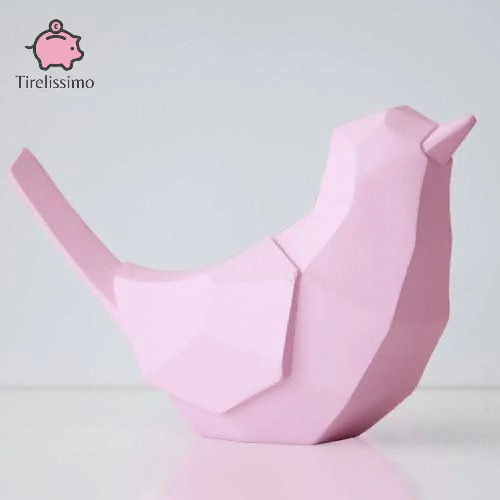 Tirelire Oiseau Rose
